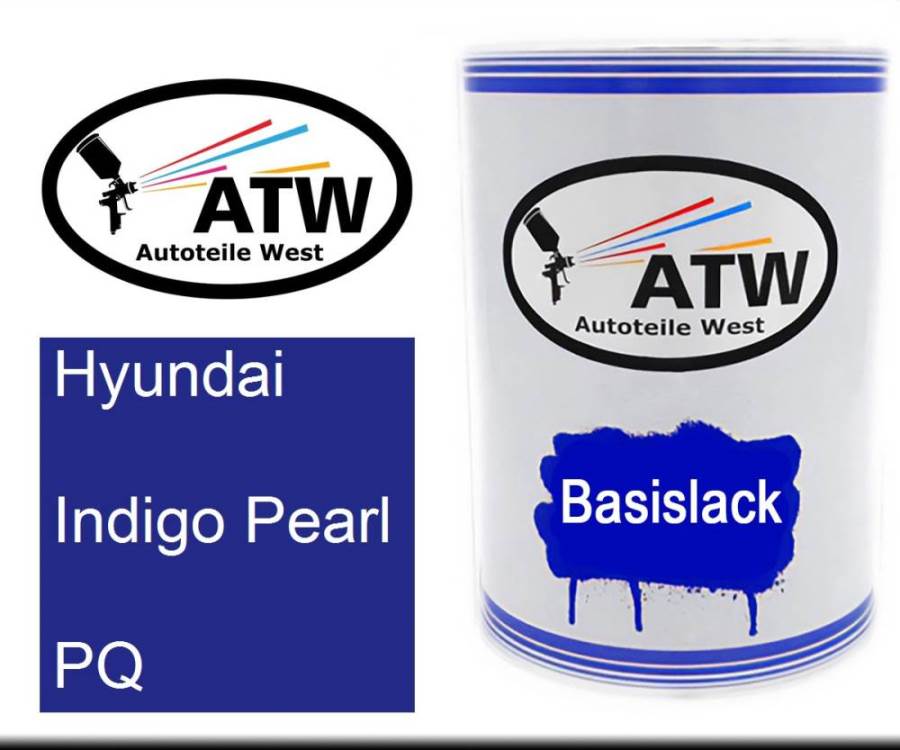 Hyundai, Indigo Pearl, PQ: 500ml Lackdose, von ATW Autoteile West.